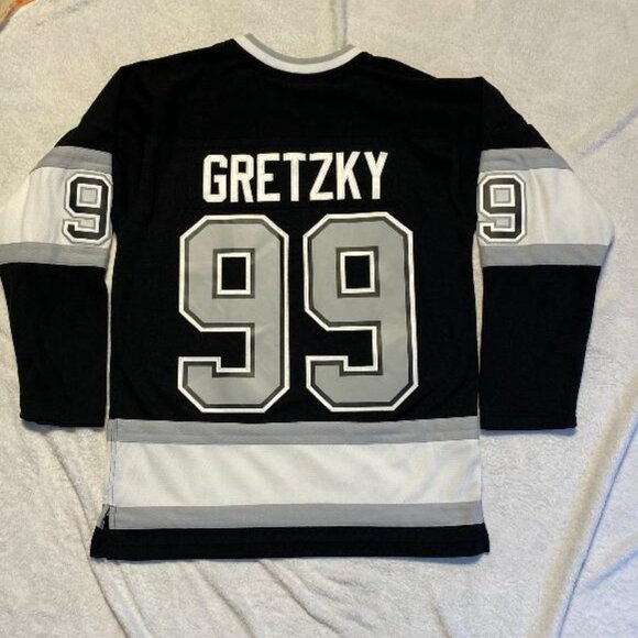 Authentic Wayne Gretzky NHL hockey Los Angeles Kings Mitchell and Ness jersey - Picture 6 of 16
